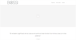 Desktop Screenshot of martinbossi.com.ar
